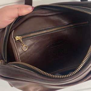 Vintage leather Coach Crossbody purse